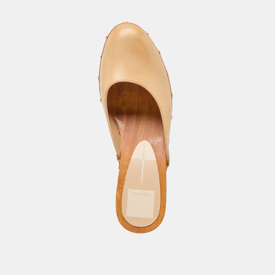 camyn heels cafe leather