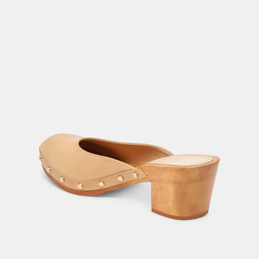 camyn heels cafe leather