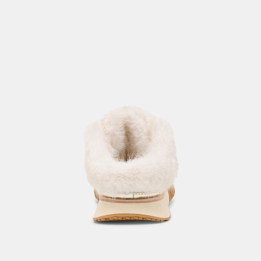 sneakers izzey plush in pelle platino