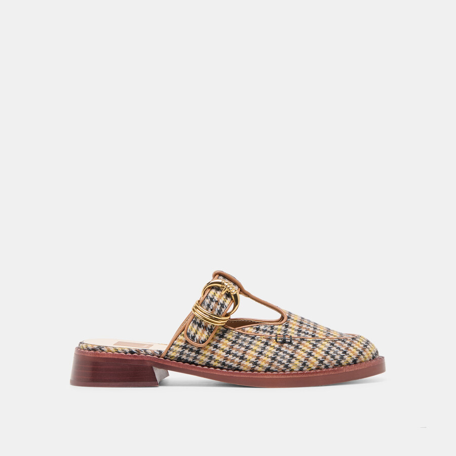 harlah flats in tweed a quadri gialli