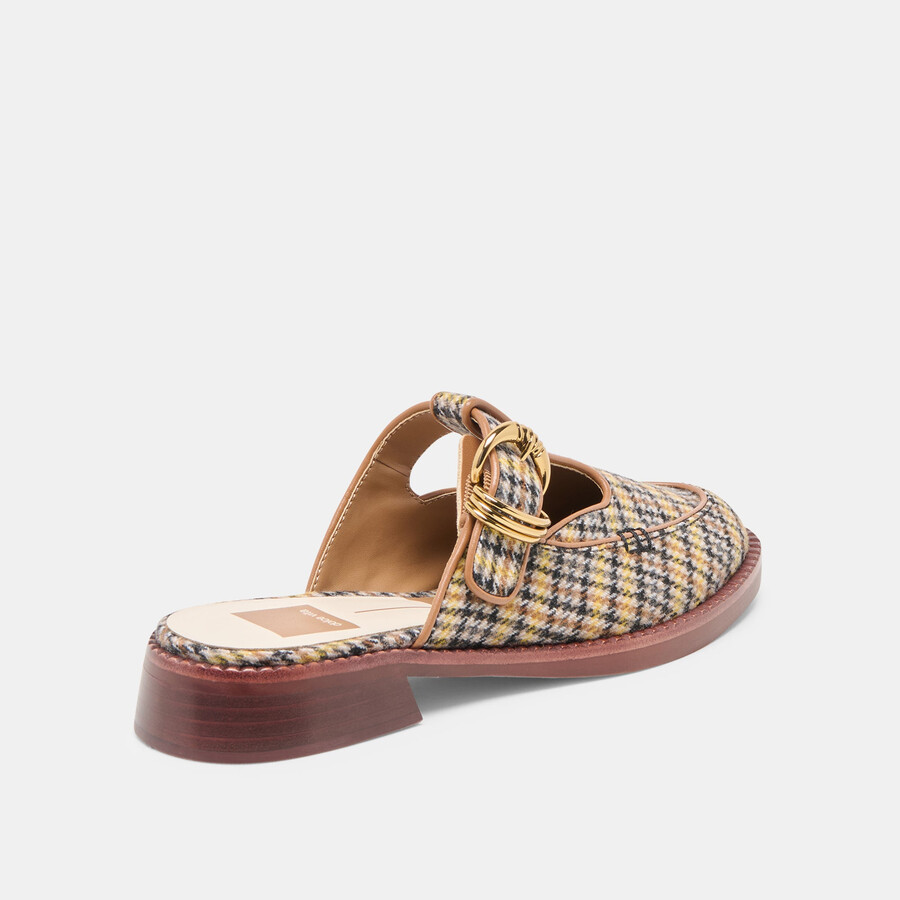 harlah flats in tweed a quadri gialli