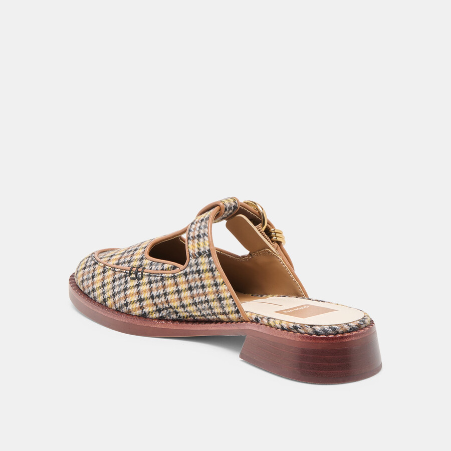 harlah flats in tweed a quadri gialli