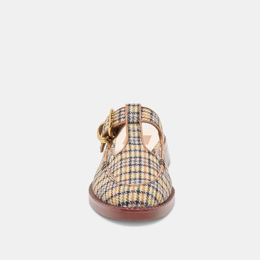 harlah flats in tweed a quadri gialli