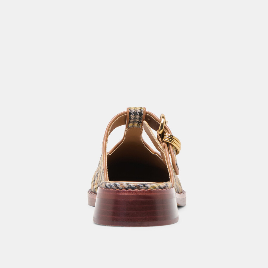 harlah flats in tweed a quadri gialli