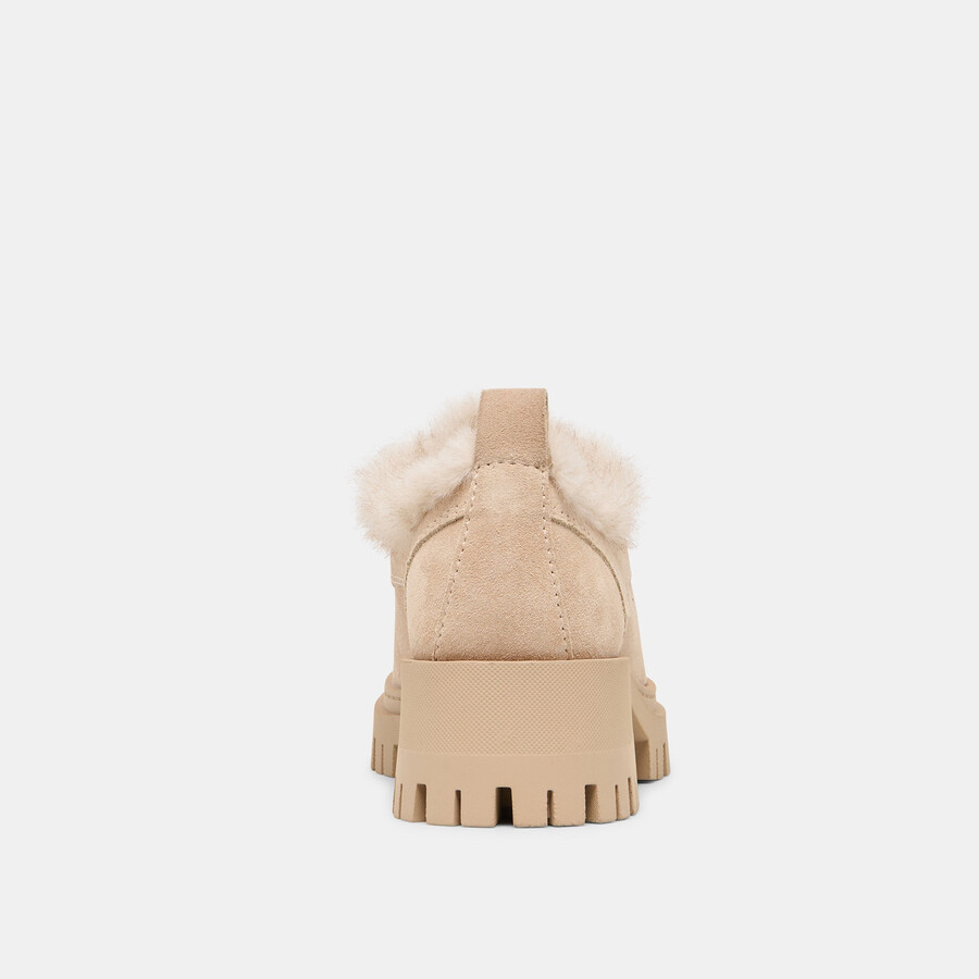 mocassini milza in peluche dune in pelle scamosciata