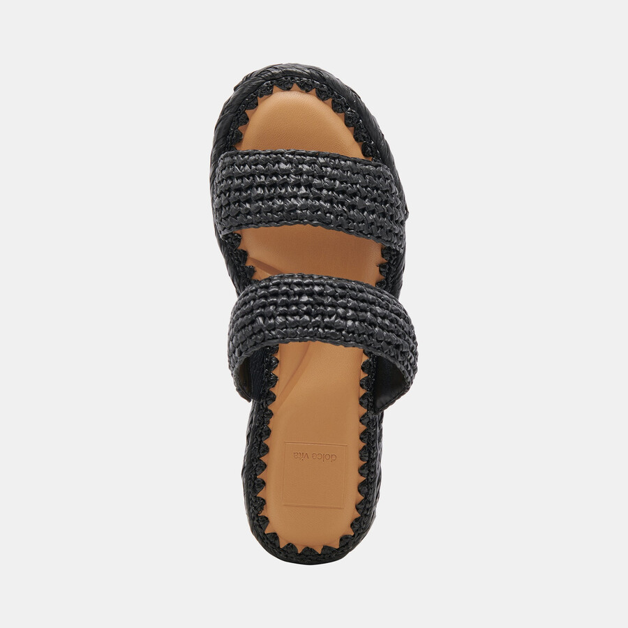 sandali corla onyx rafia