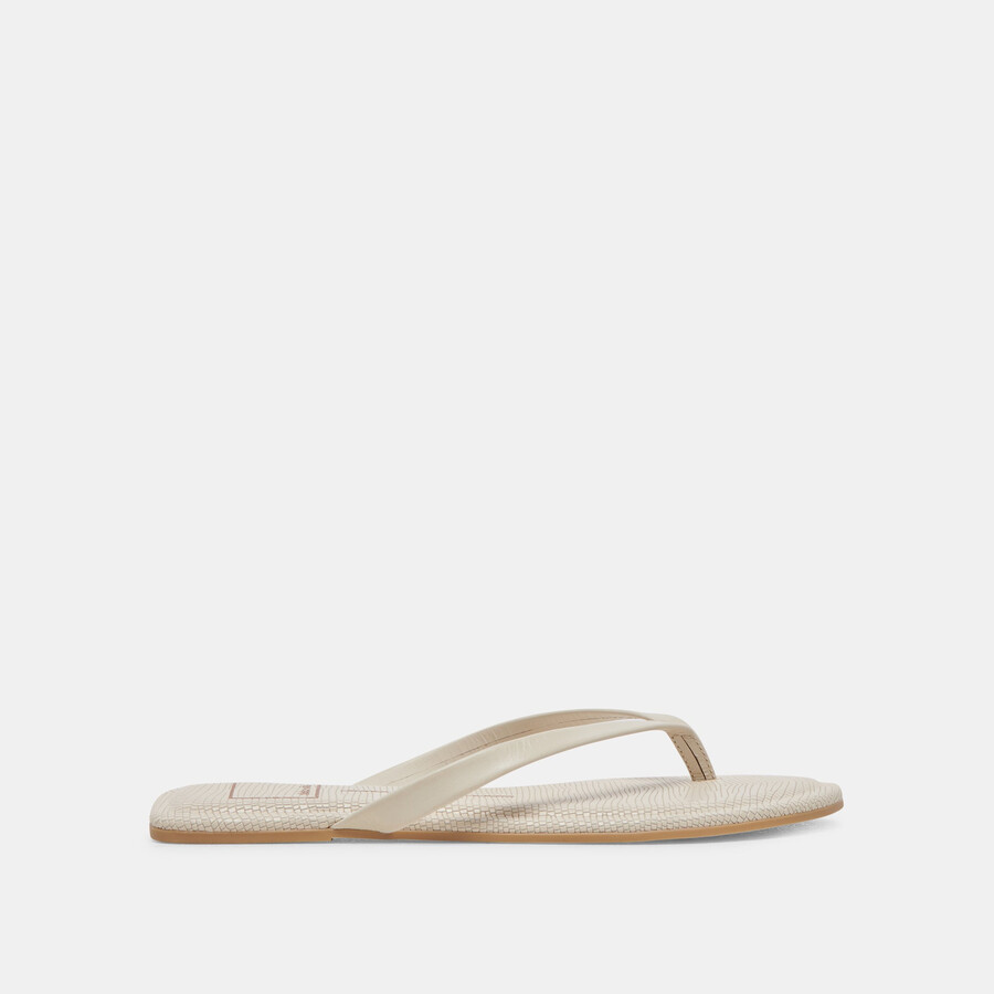 sandali layney in pelle avorio