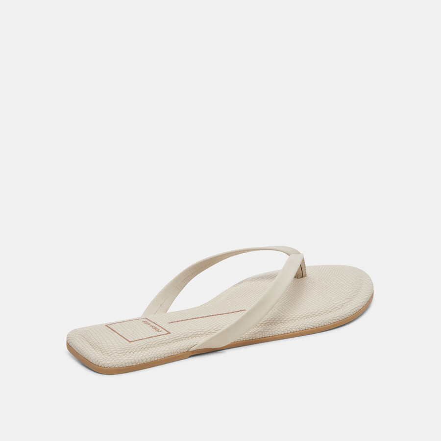 sandali layney in pelle avorio