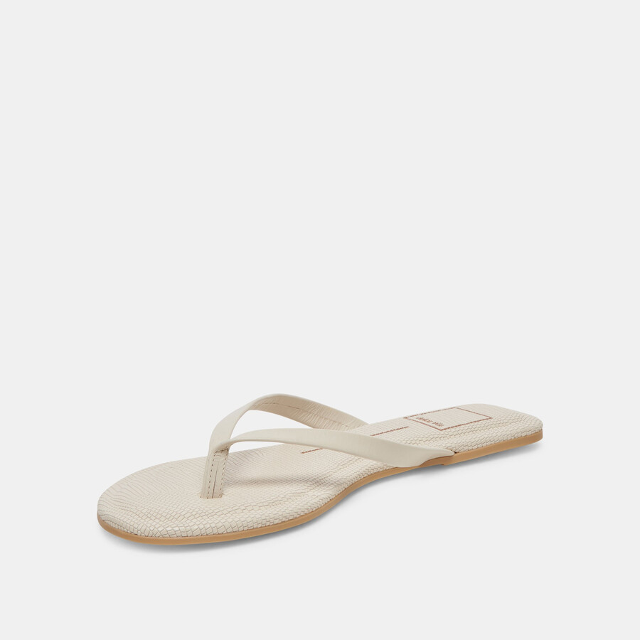 sandali layney in pelle avorio