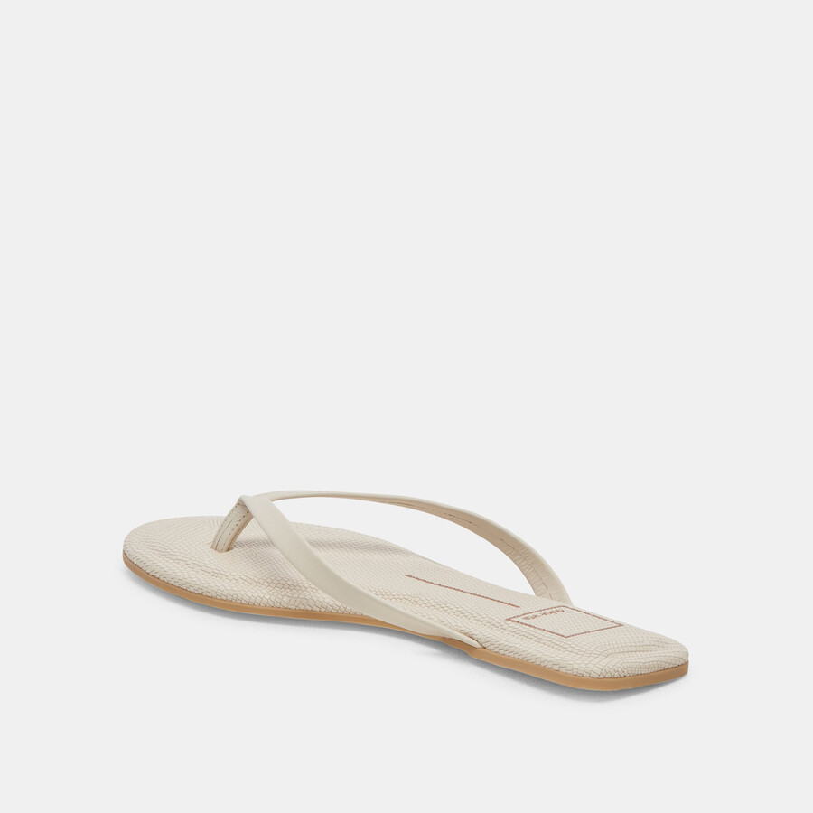 sandali layney in pelle avorio
