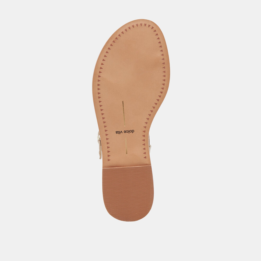 sandali wandre in pelle invecchiata color oro
