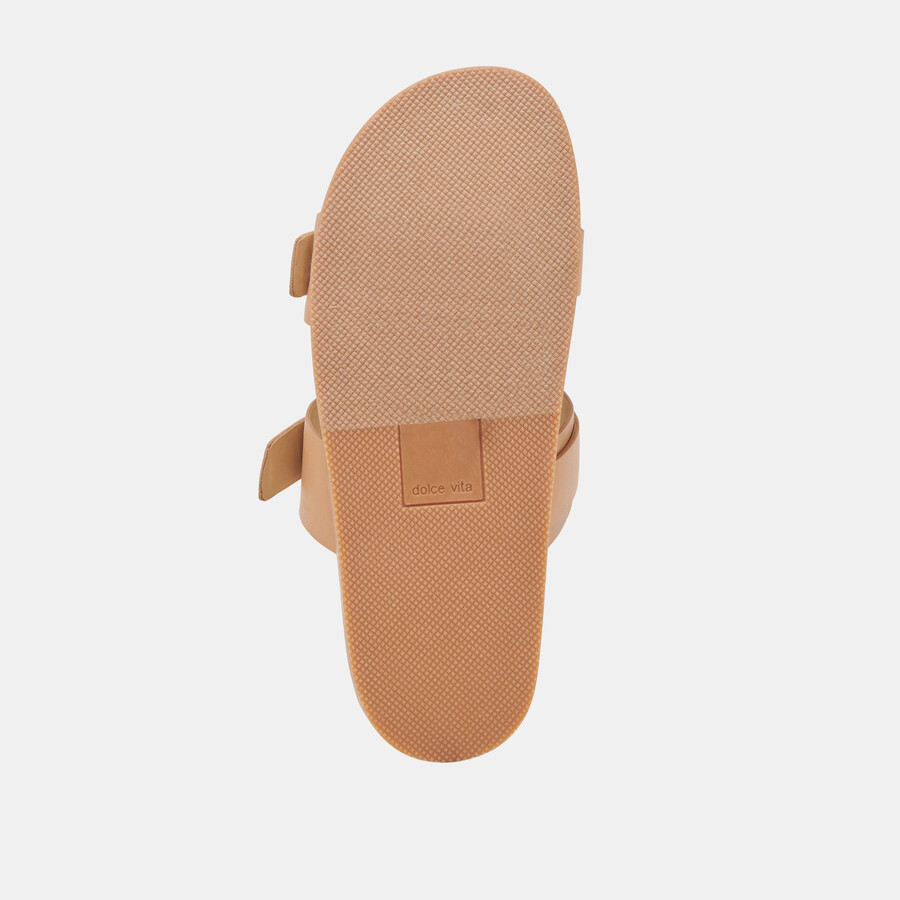 sandali soya in pelle marrone chiaro