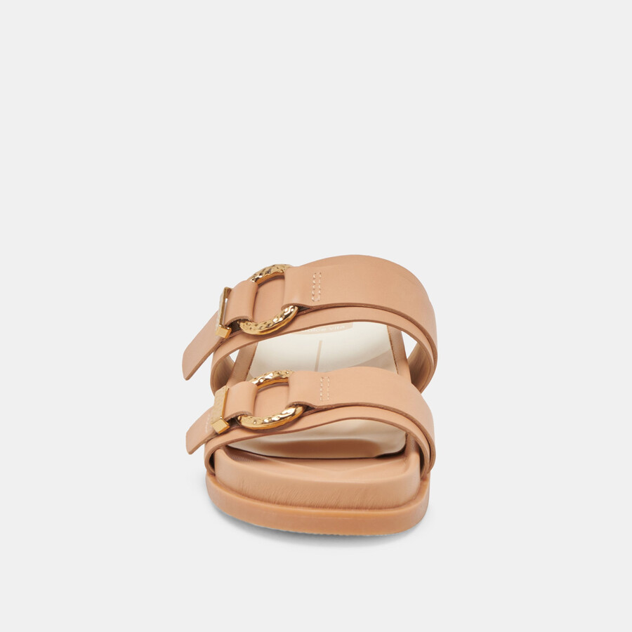 sandali soya in pelle marrone chiaro