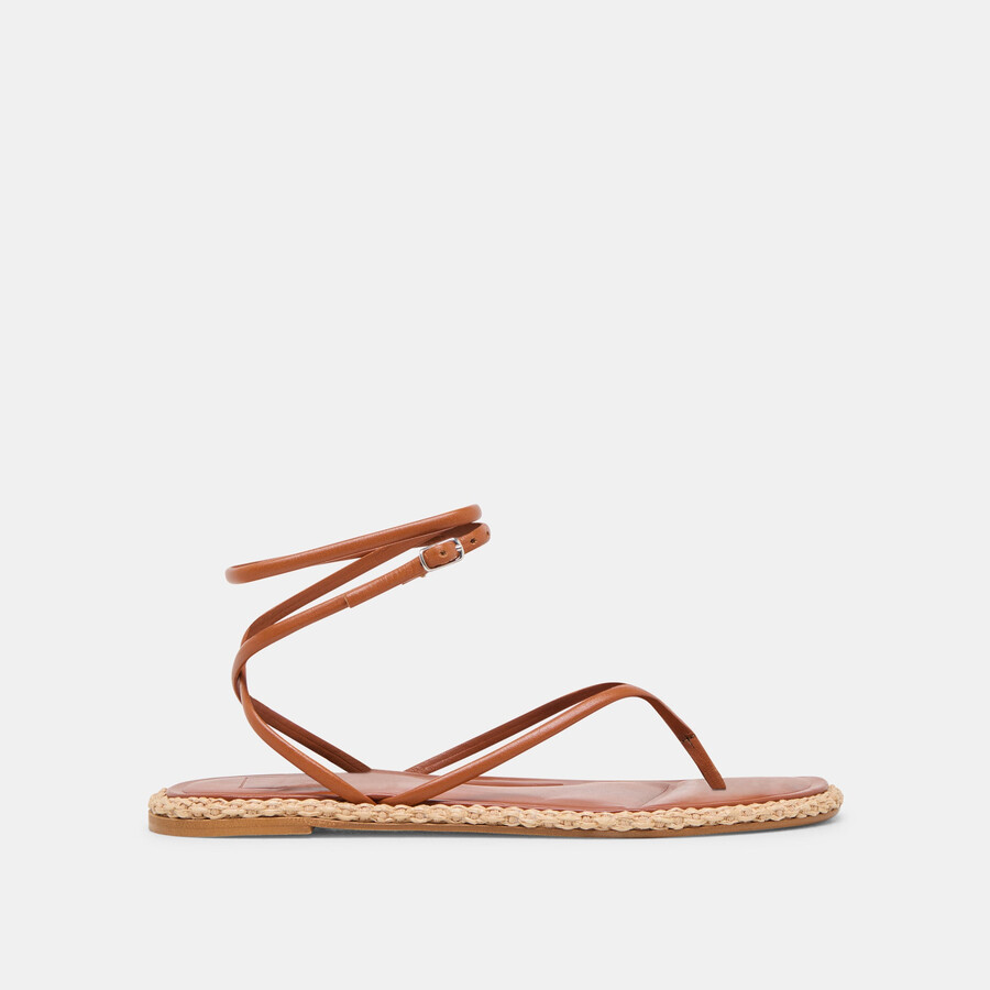 sandali cove in pelle marrone