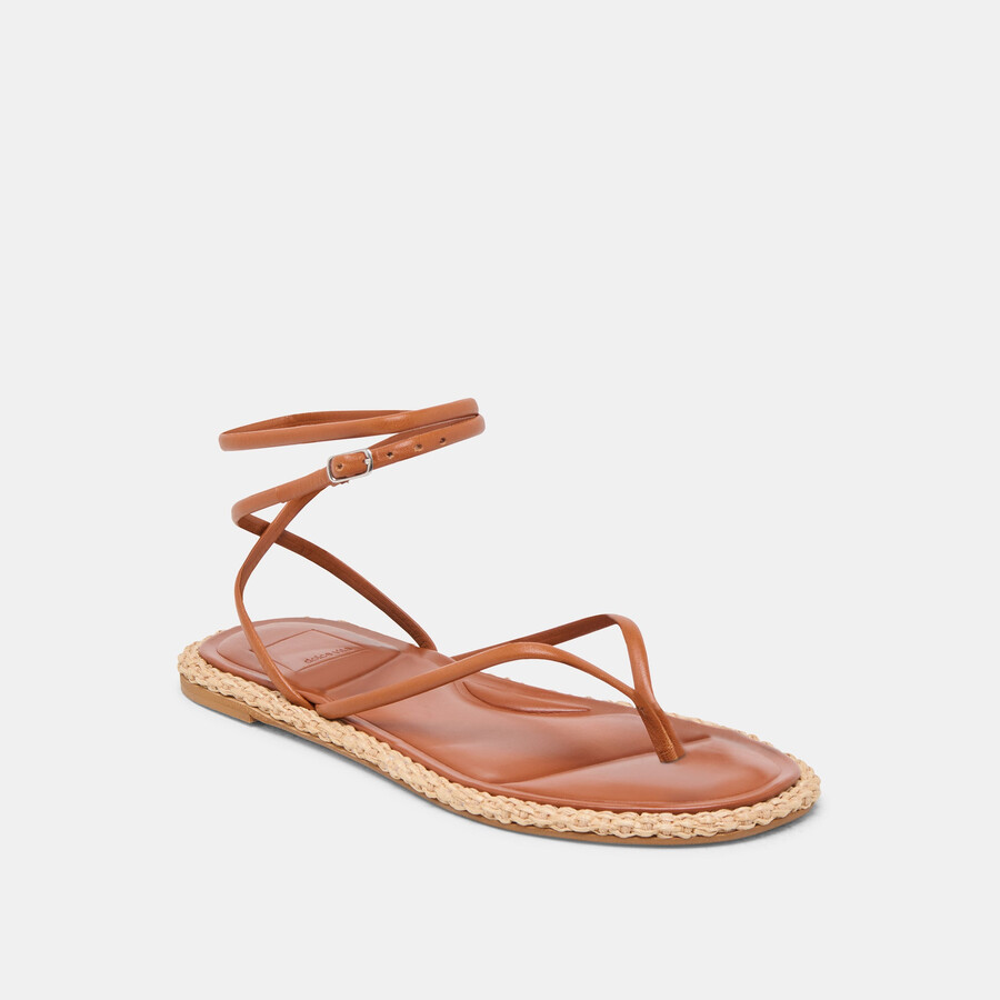 sandali cove in pelle marrone