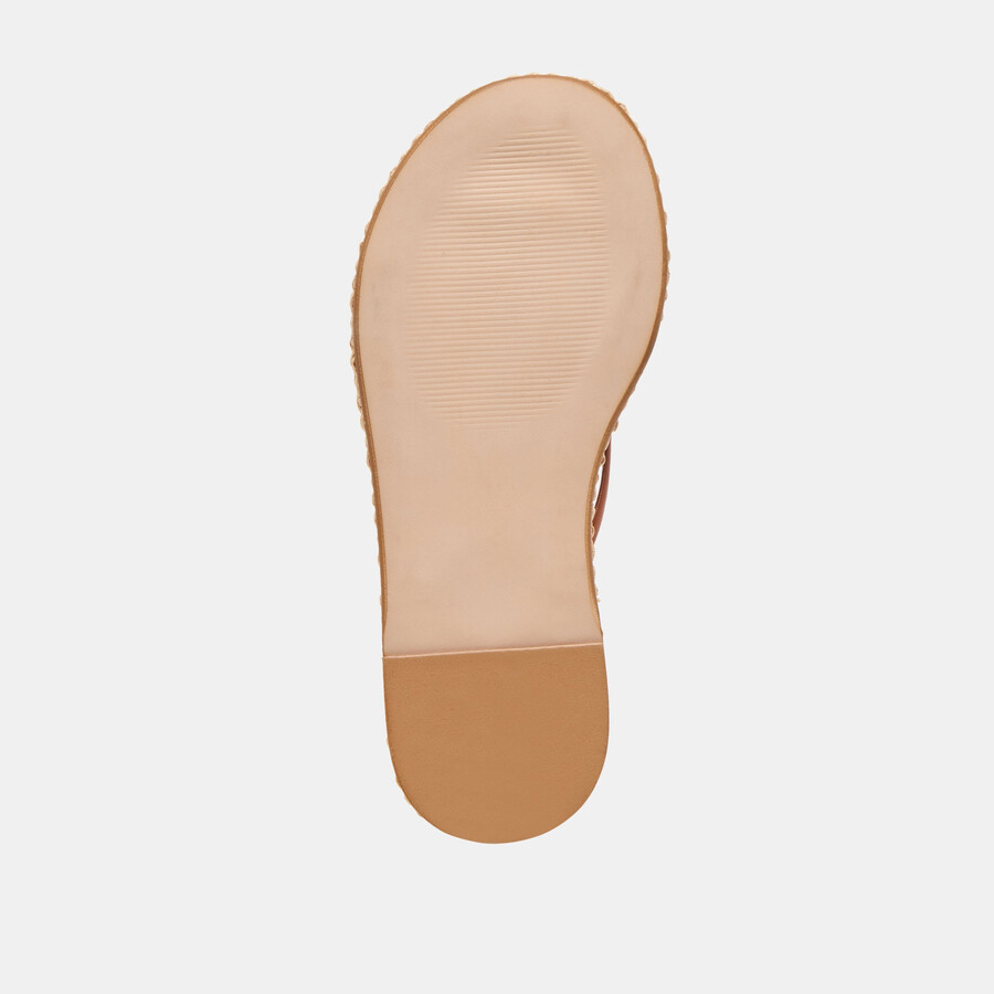 sandali cove in pelle marrone