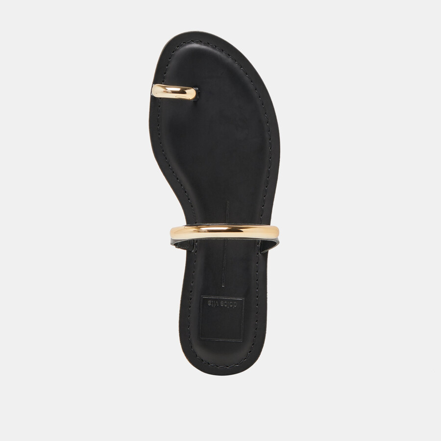 sandali wink wide in pelle nera