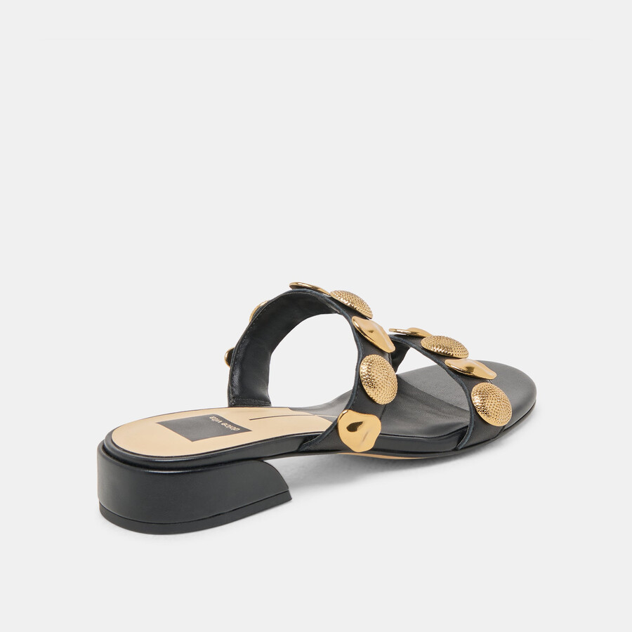 sandali farrow in pelle nera