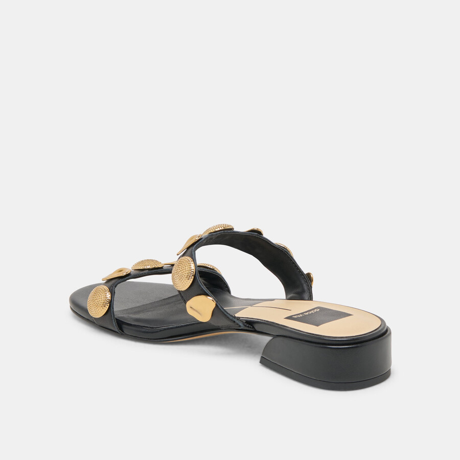 sandali farrow in pelle nera