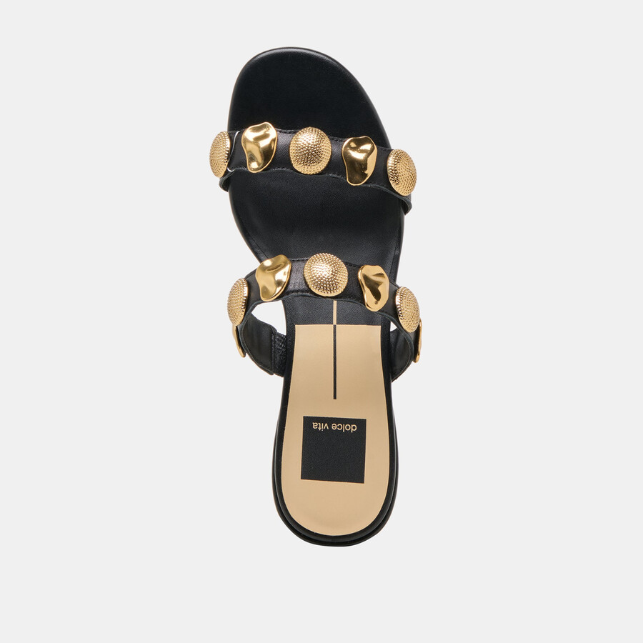 sandali farrow in pelle nera