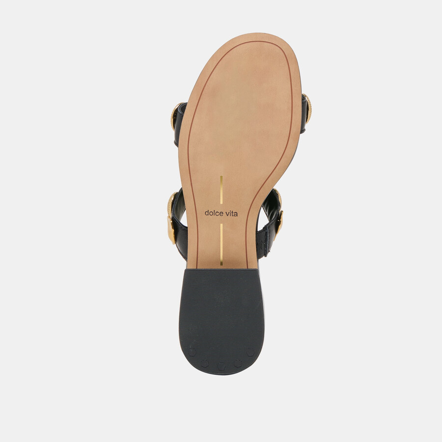 sandali farrow in pelle nera