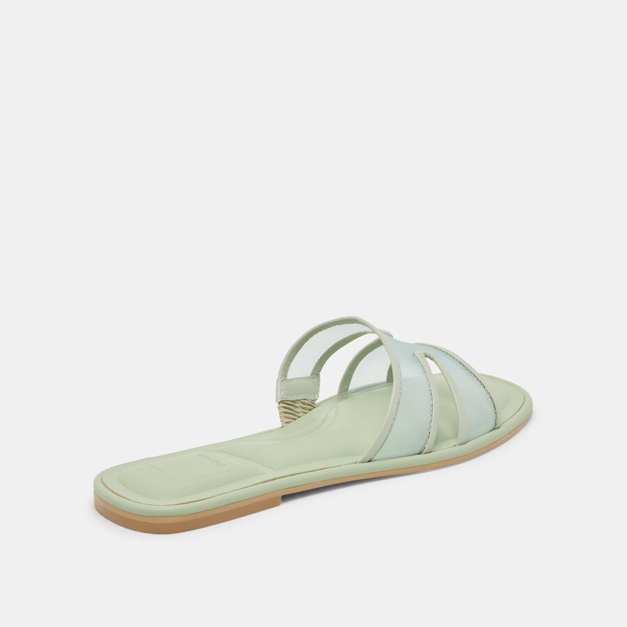 sandali flori in maglia di giada