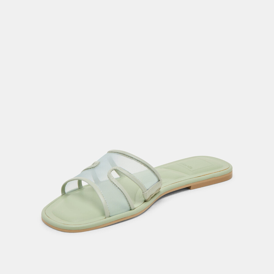 sandali flori in maglia di giada