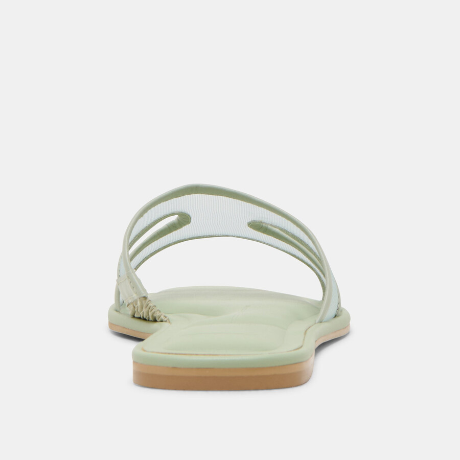 sandali flori in maglia di giada