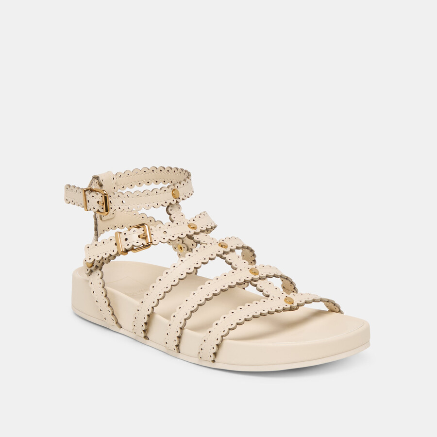 sandali susana in pelle color crema