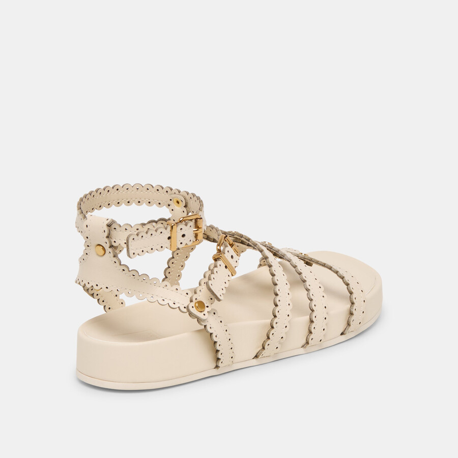 sandali susana in pelle color crema