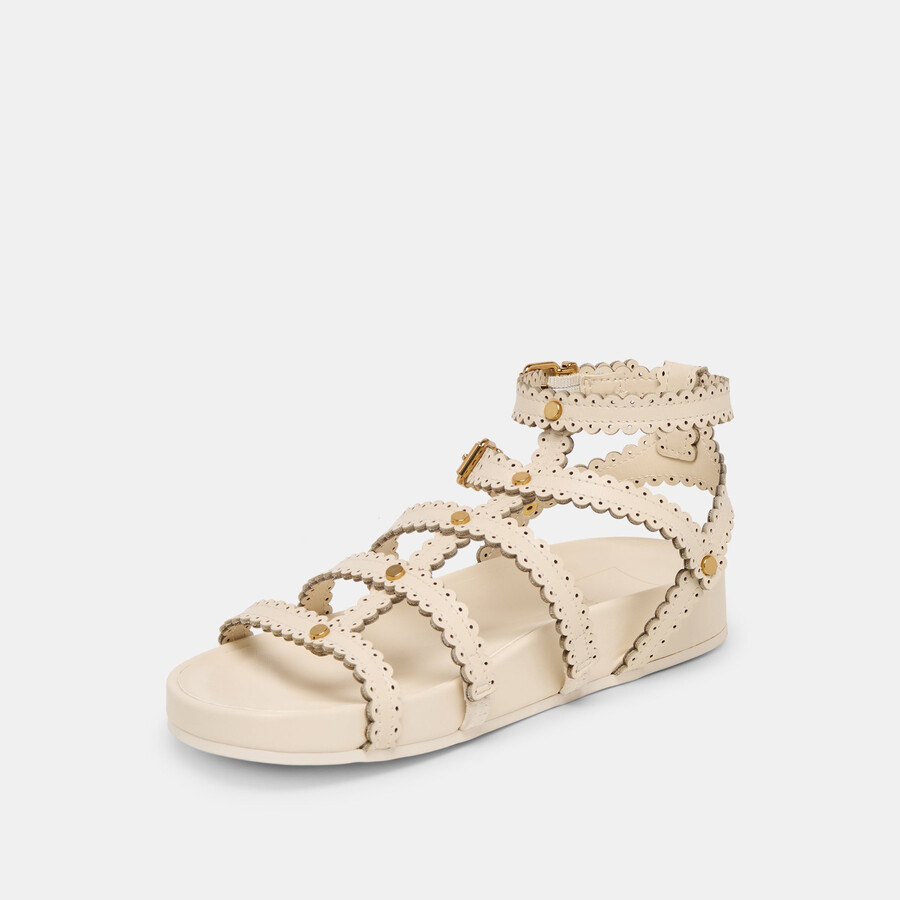sandali susana in pelle color crema