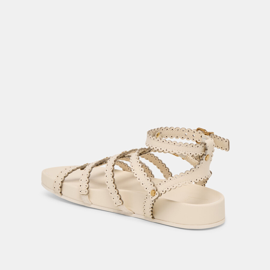 sandali susana in pelle color crema