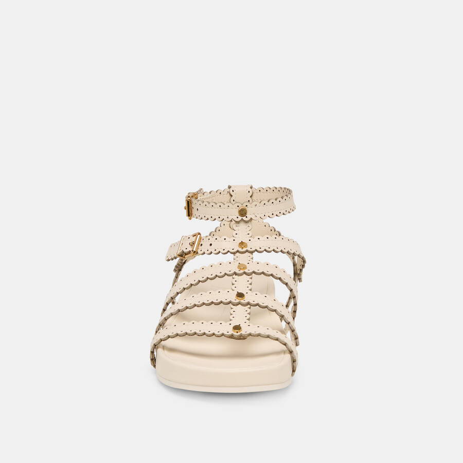 sandali susana in pelle color crema