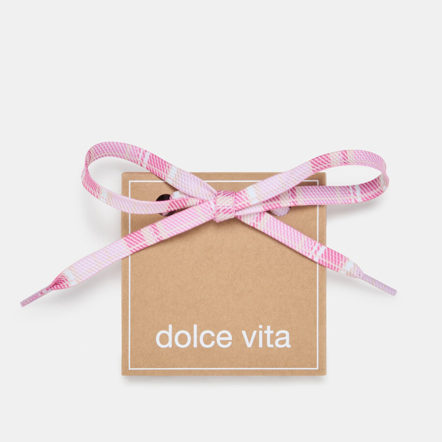 preppy plaid lace rosa multi