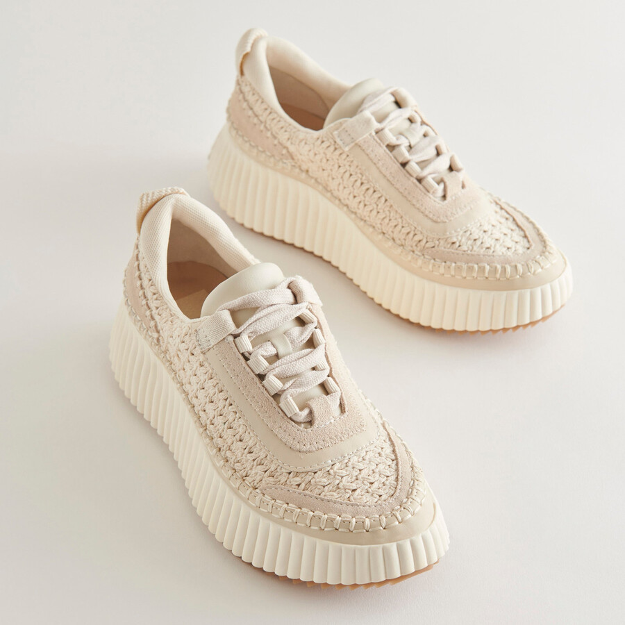 dolen sneakers sandstone knit