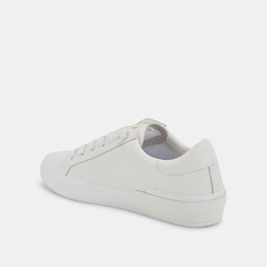 sneakers zina 360 in pelle riciclata bianca