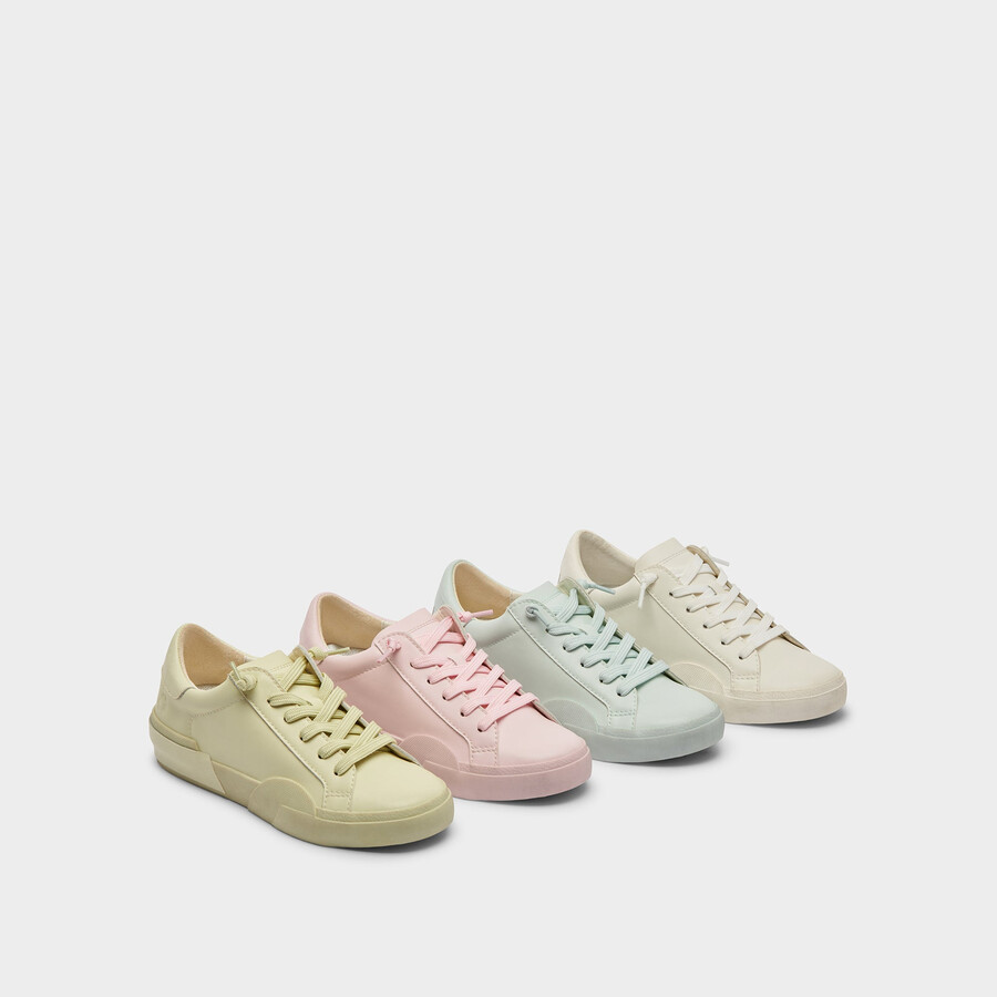 sneakers zina 360 in pelle riciclata bianca