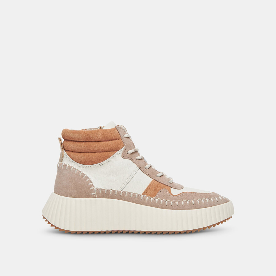 sneakers daley in pelle scamosciata multicolore color talpa