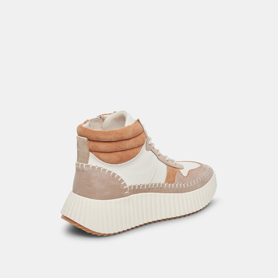 sneakers daley in pelle scamosciata multicolore color talpa