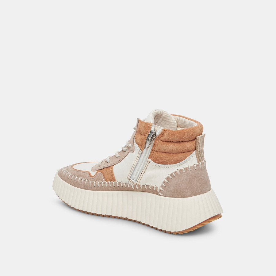 sneakers daley in pelle scamosciata multicolore color talpa