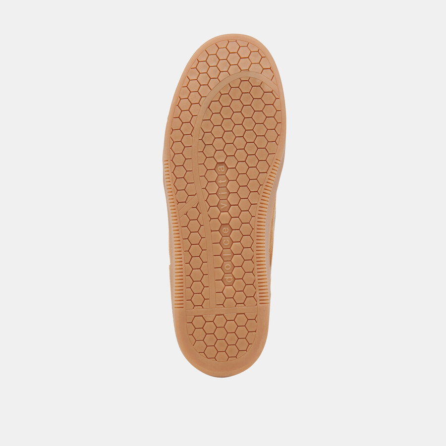 avviso sneakers in pelle scamosciata marrone