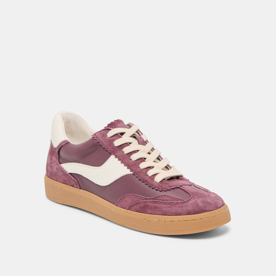 avviso sneakers cranberry suede