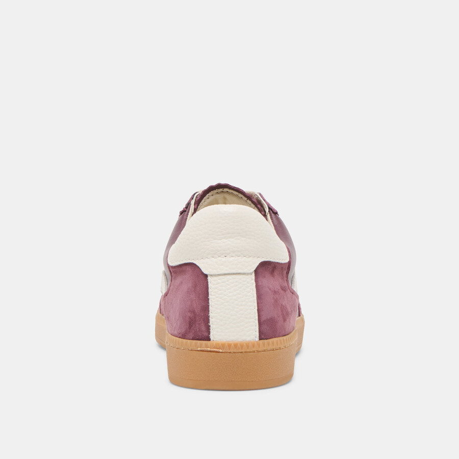 avviso sneakers cranberry suede