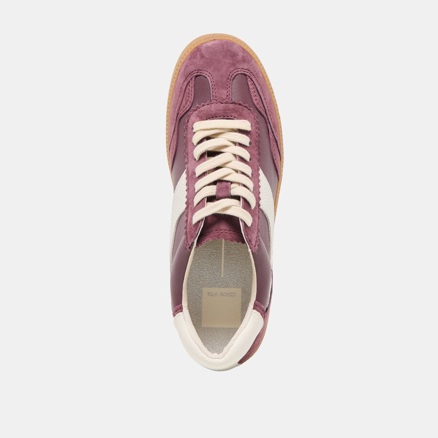avviso sneakers cranberry suede