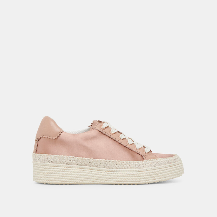 sneakers lennix in raso di rame