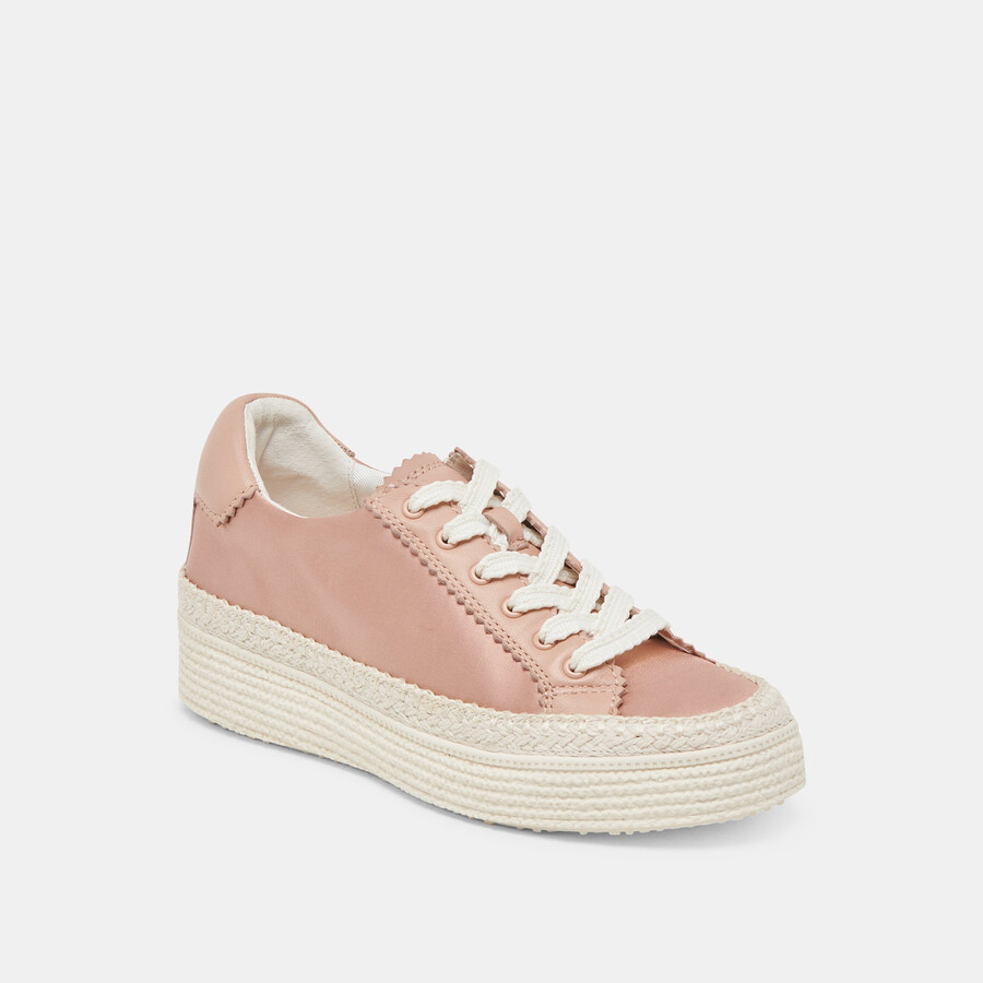sneakers lennix in raso di rame