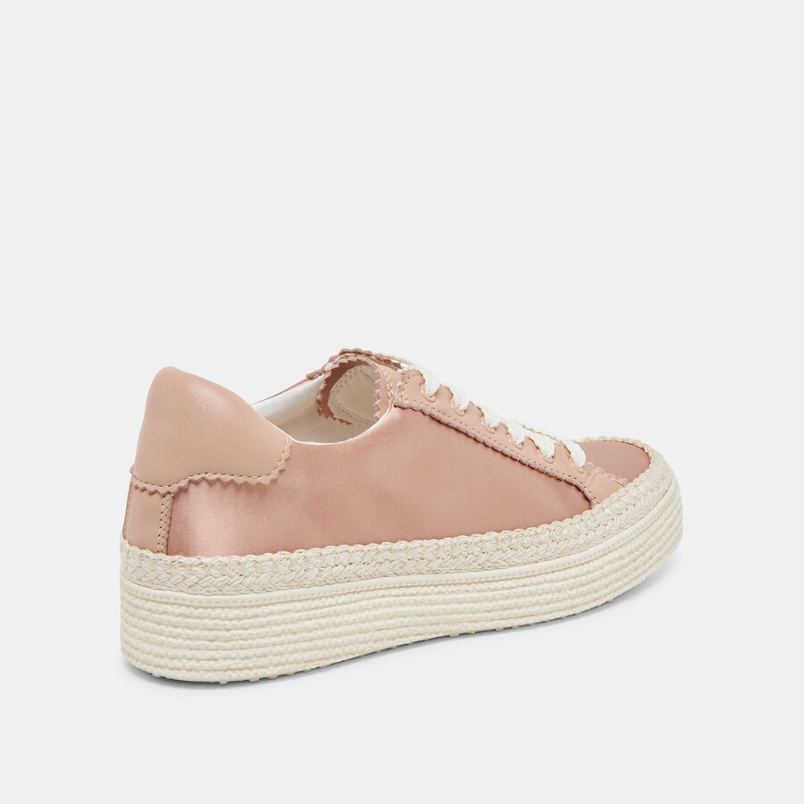sneakers lennix in raso di rame