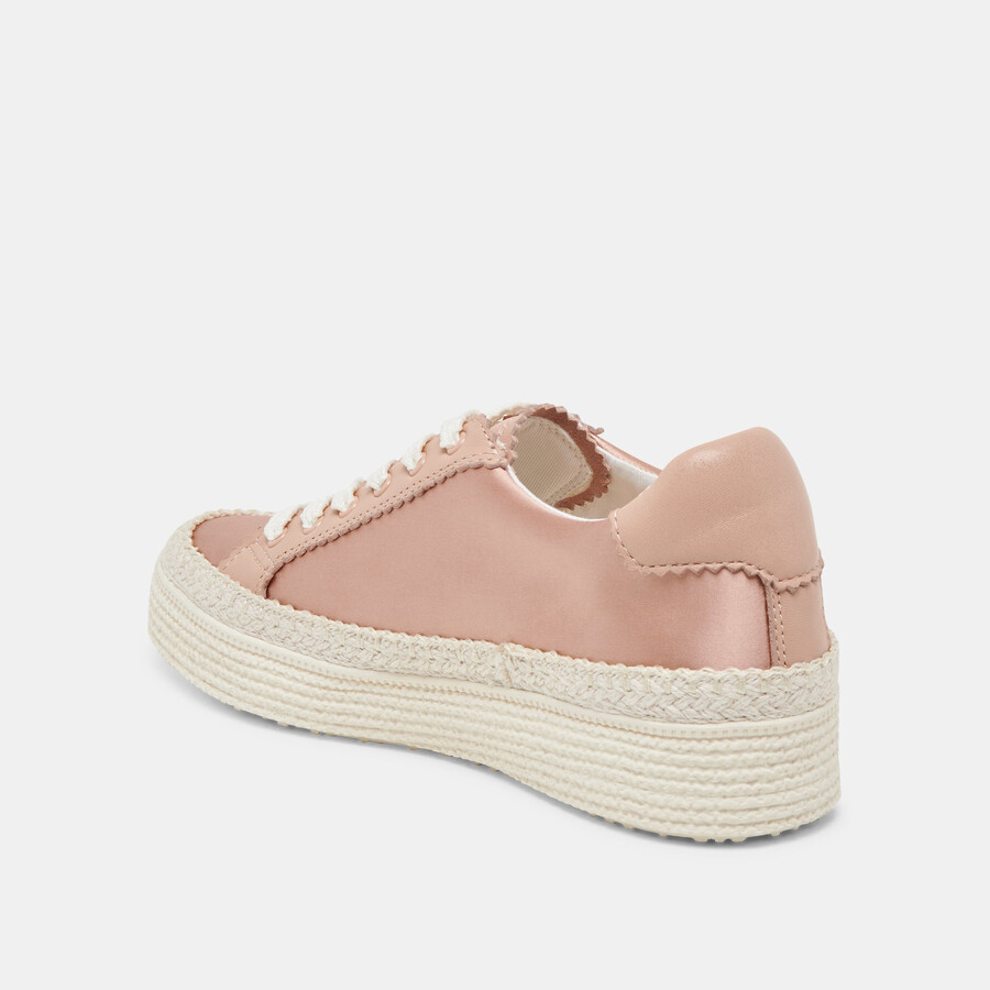sneakers lennix in raso di rame