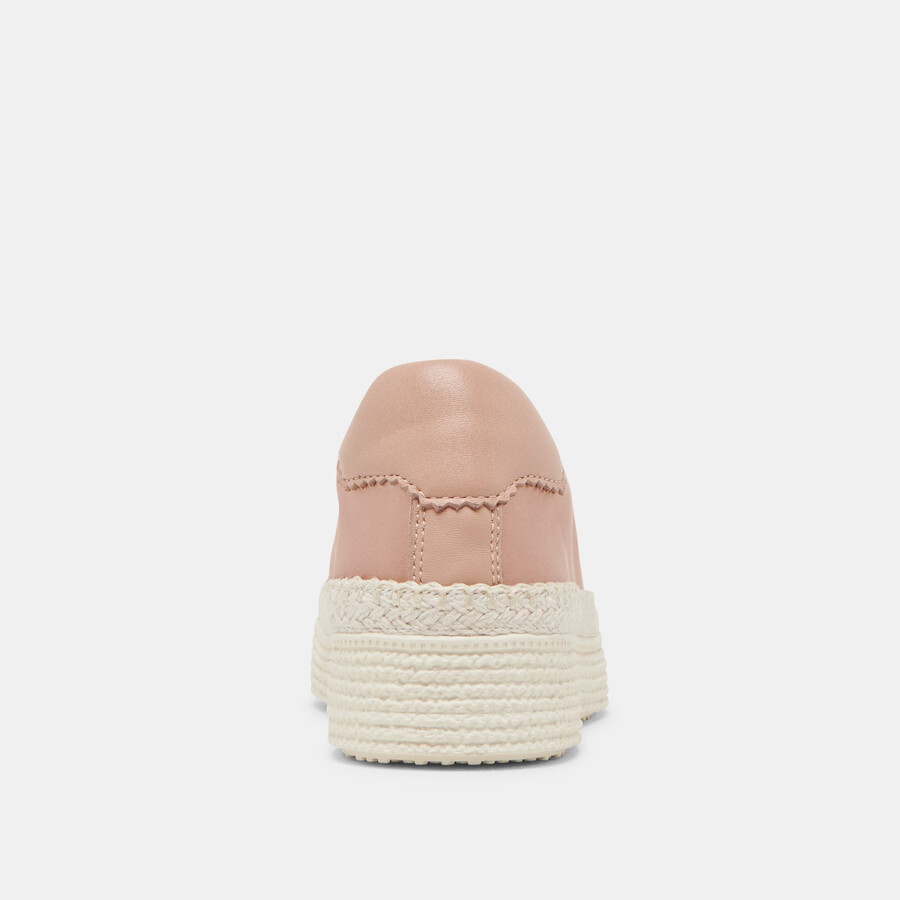 sneakers lennix in raso di rame