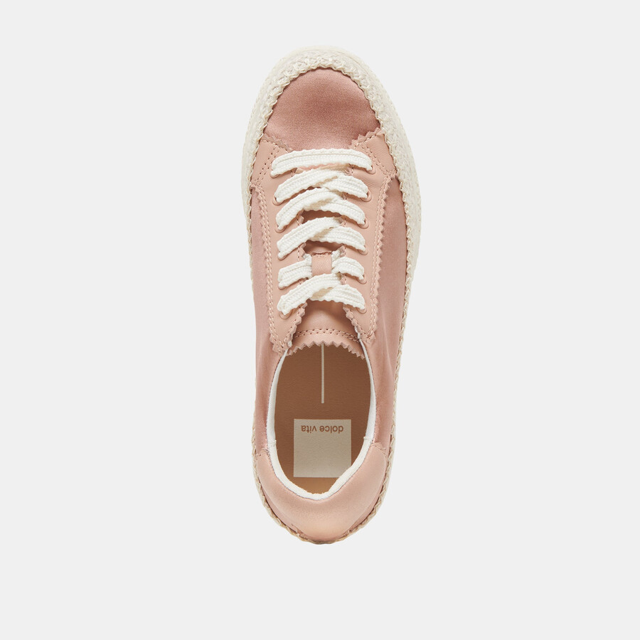 sneakers lennix in raso di rame